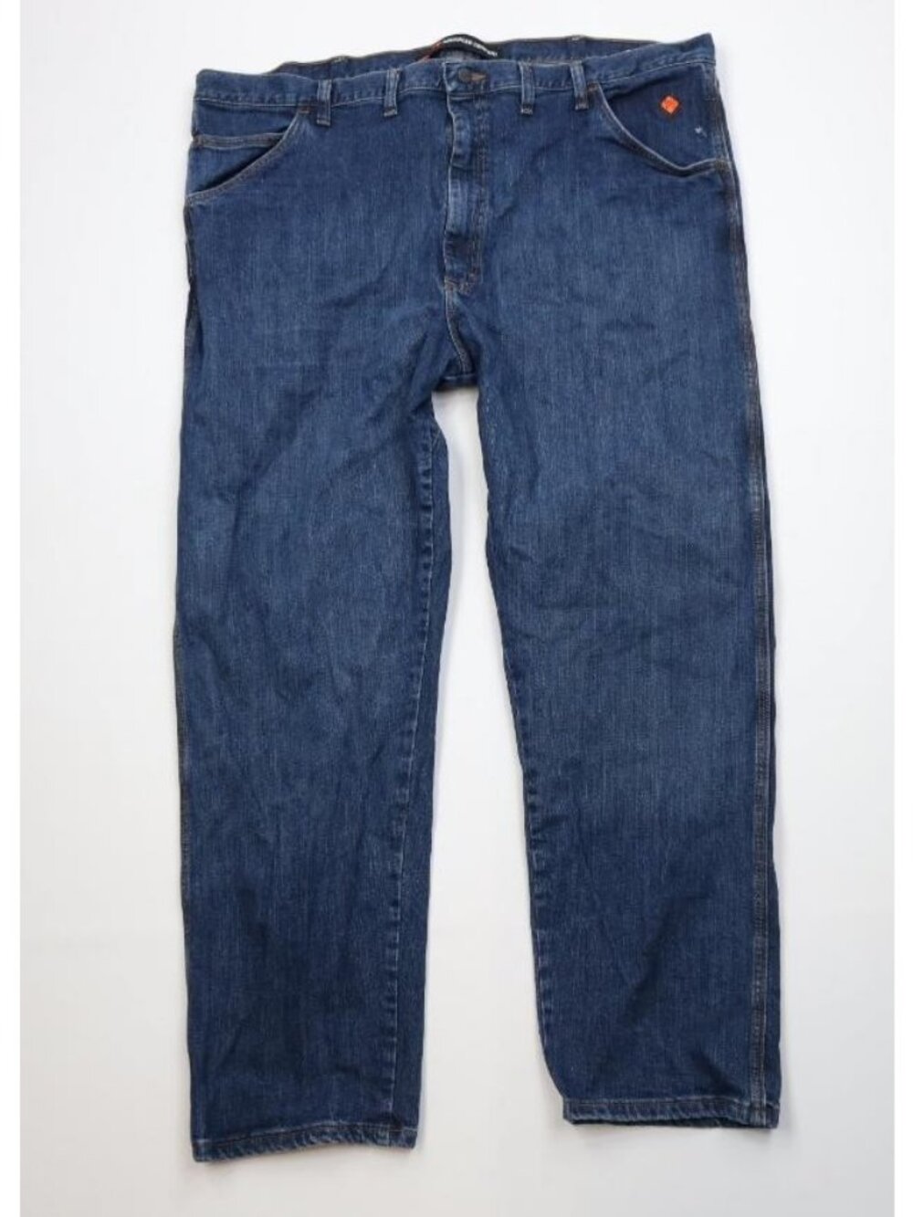 Vintage Y2K Wrangler FR Mens 46x32 Workwear Fire Flame Resistant Wide Leg Jeans